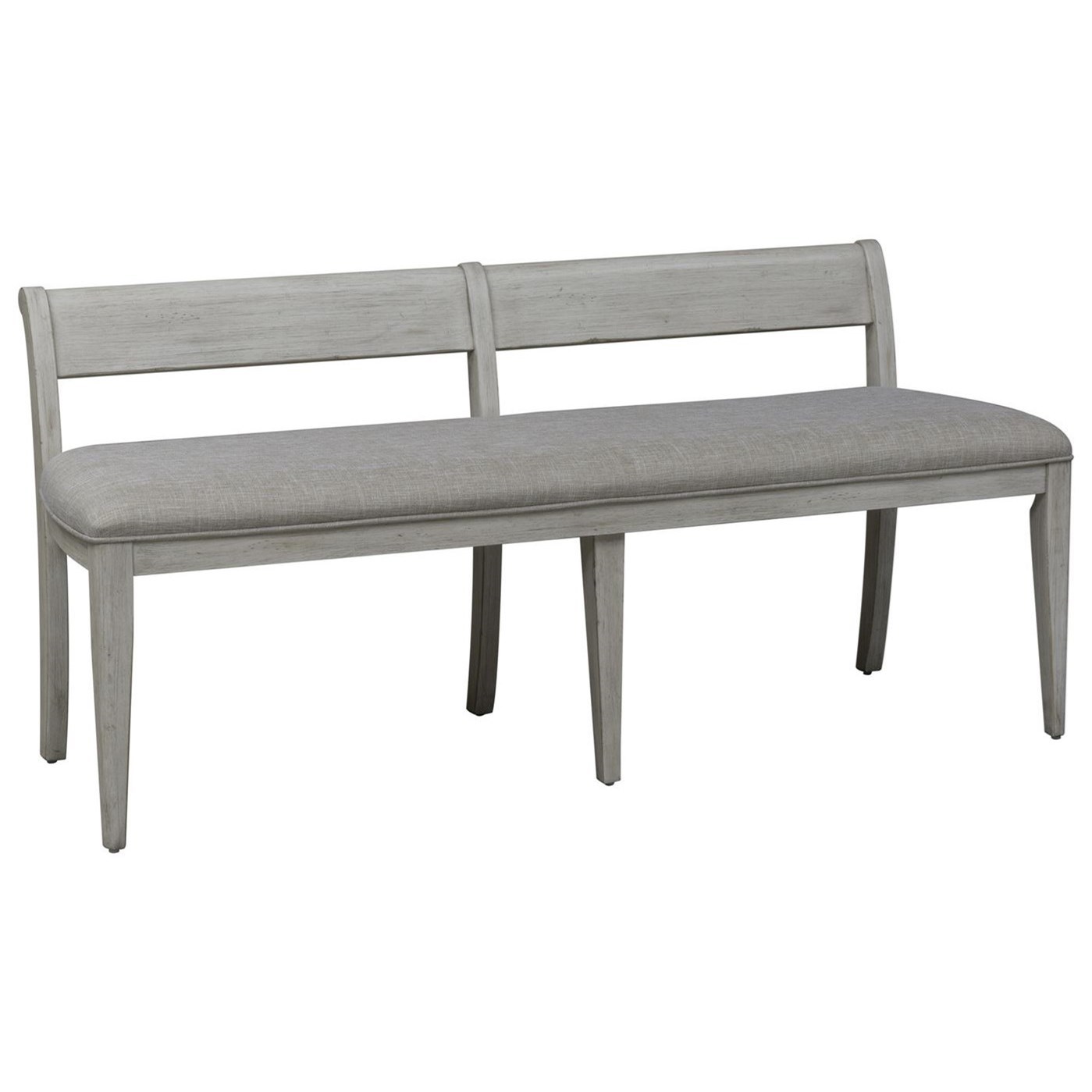 Upholstered dining bench with back cheap
